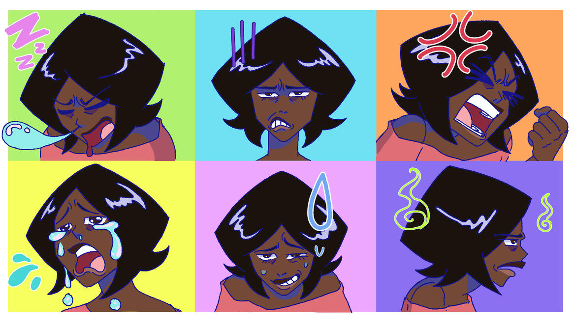 Cherise Expression Sheet